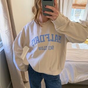 Halfdays Women's Cream Sweatshirt